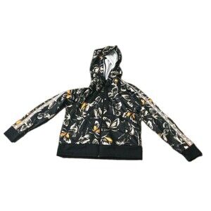 Farm Rio For Adidas Track Jacket Black Butterfly Medium Streetwear